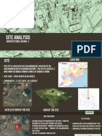 Site Analysis: Architectural Design - 2