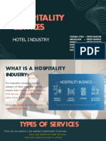 Hospitality Services: Hotel I Ndustry