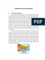 Resume Pengenalan Batuan Metamorf