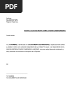 Formato CARTA DE REFERENCIA COMERCIAL