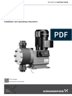 Installation and Operating Instructions: Dosing Pump