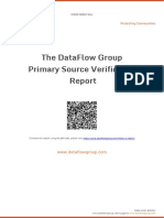 The Dataflow Group Primary Source Verification: Confidential