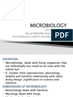 Microbiology: by W Kakumura MSC in Shem/Bsc Hons in Public Health Occupational Safety and Health Officer