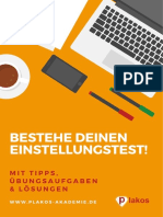 Allgemein Einstellungstest Kostenloses PDF