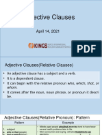 Adjectiv Clauses