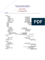 Standard Balance Sheet