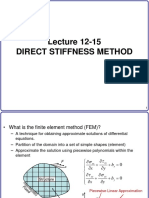 Direct Stiffness Method for Finite Element Analysis