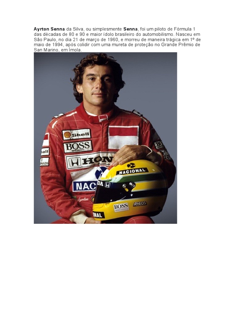 Ayrton Senna | PDF