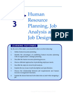 5.topic 3 - HR Planning, Job Analysis & Design