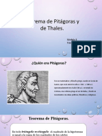 Pitágoras y Thales