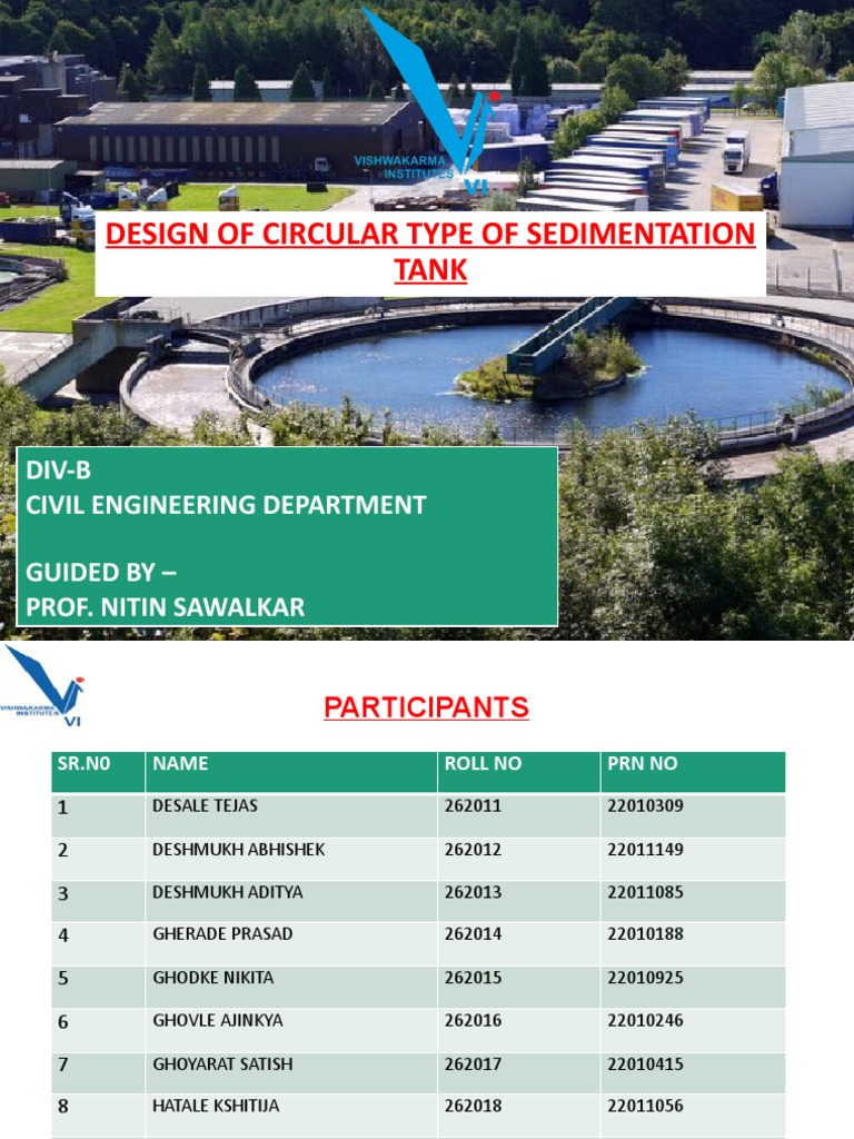 Circular Sedimentation Tank Design | PDF | Hydrology | Chemical Engineering