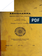 A Manual of Abhidhamma Narada Thera 1970 Narada Thera BSC Vols. I, II