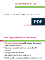 Eklamsia &preklamsia by DR - Dewi Nurlina, M.KM