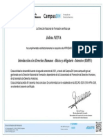 SDH Certificado Aprobacion