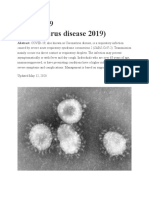Abstract: COVID-19, Also Known As Coronavirus Disease, Is A Respiratory Infection