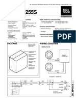 JBL Mp255S: Technical Manual