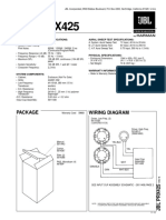 JBL Prx425: Technical Manual