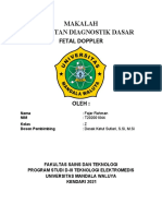 Makalah Fetal Doppler (Tugas Peralatan Diagnostik Dasar)