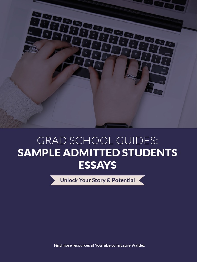 Graduate School Essay Samples Guide | PDF | Teachers | Essays