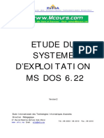 Etude Du Systeme D Exploitationms Dos 6 22