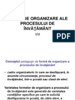 Curs XI - Forme de Organizare