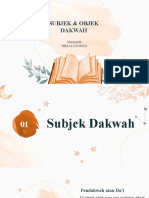 Powerpoint Subjek Dan Objek Dakwah