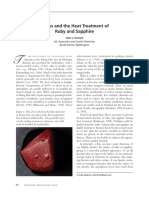 Heat Treatment of Ruby and Sapphire Using Fluxes