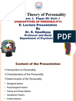 Classical Theory of Personality 38