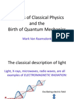 Failure of Classical & Birth of Quantum2