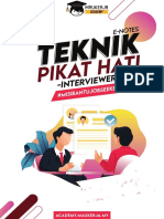  Teknik Pikat Hati Interviewer
