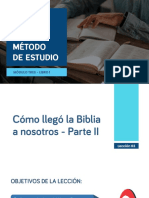 3 Lección - Academia Biblica M3