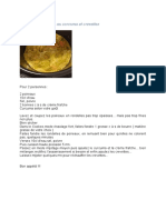 Fondue de Poireaux Au Curcuma Et Crevettes