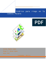 Balance Hidrico Cuenca Pucara