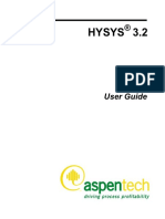 Hysys 3.2: User Guide