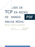 Anlisis de TCP en Redes de Banda Ancha Movil