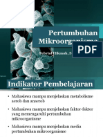 Pertemuan 2,3-Pertumbuhan Mikroorganisme