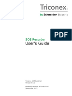 9720081-010 Triconex SOE Recorder Users Guide 4.5.0