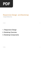 Responsive Design and Bootstrap