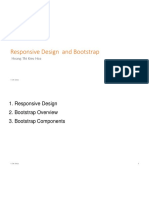 Responsive Design and Bootstrap