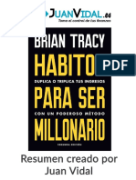 Resumen de Habitos Para Ser Millonario de Brian Tracy