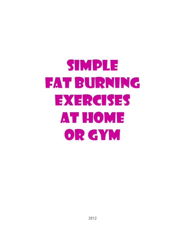 Simple Fat Burning Exercises at Home or Gym PDF Determinants Of