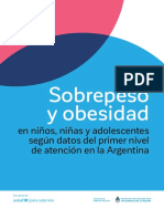 Sobrepeso y Obesidad en Niños-As y Adolescentes en El 1er Nivel de Atención, Argentina