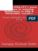 From Article 1 To Article 51 A (Indian Polity Sure Success MCQS)