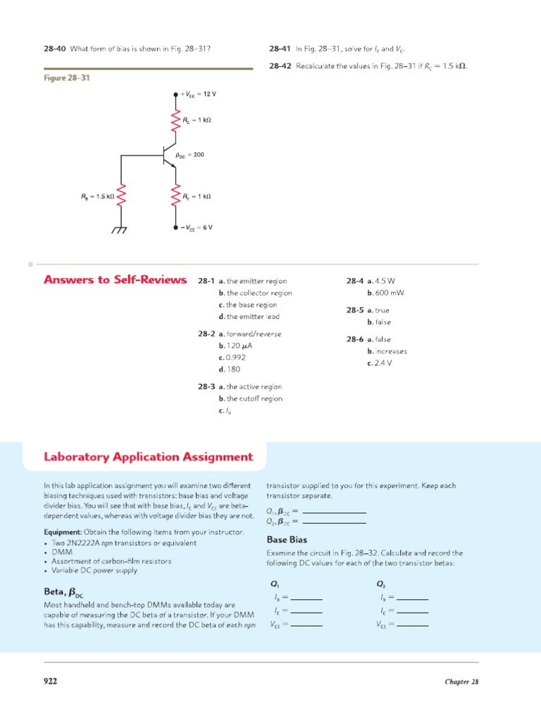 BJT Biasing Techniques PDF