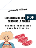 ESPECIALES DE CHULETA DE CERDO DE LA ABUELA - Recetas Especiales para Las Fiestas (Spanish Edition) - James Hans