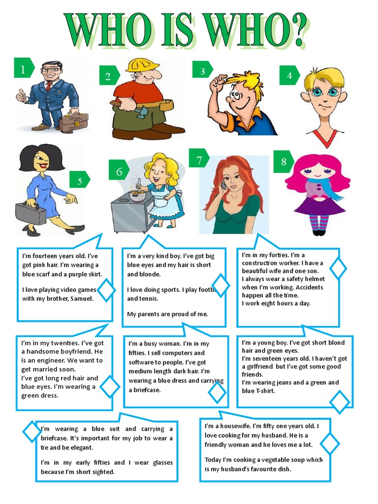 Who Is Who | PDF