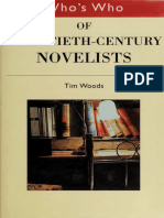Woods, T (2001) Who's Who of Twentieth-Century Novelists, London. Routledge