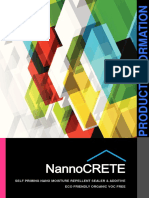 Nannocrete: Self Priming Nano Moisture Repellent Sealer & Additive Eco Friendly Organic Voc Free