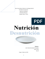 Inorme Nutrición Jean Carlos González Ferrarotto