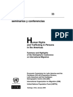 Seminarios y Conferencias: Uman Rights and Trafficking in Persons in The Americas